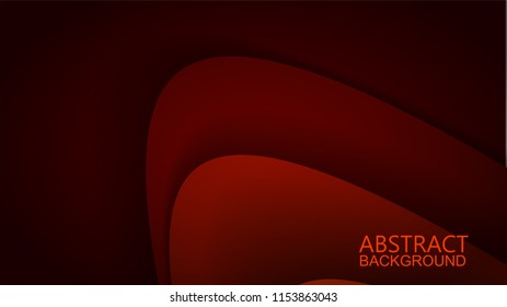  Modern Red Curve Vector Background 