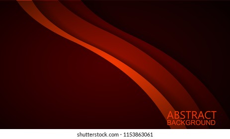  Modern Red Curve Vector Background 