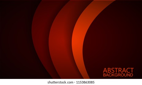  Modern Red Curve Vector Background 