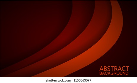  Modern Red Curve Vector Background 