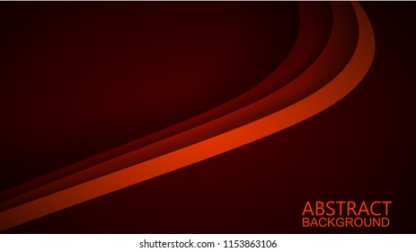  Modern Red Curve Vector Background 