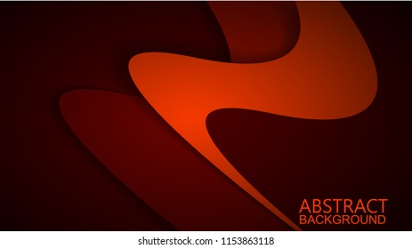  Modern Red Curve Vector Background 