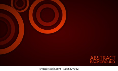  Modern Red Curve Vector Background 