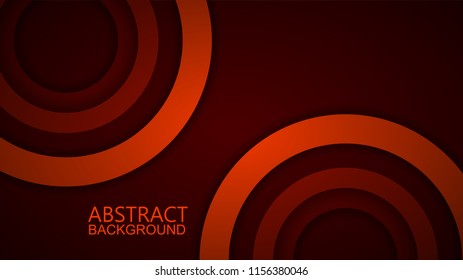  Modern Red Curve Vector Background 