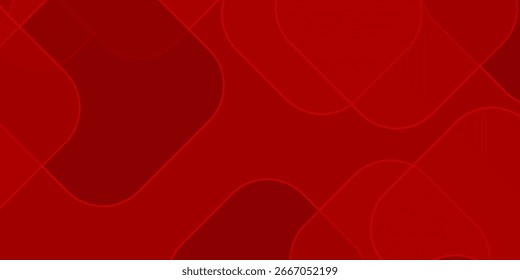 Modern red deometric banner design background abstract modern simple art
