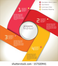 Modern red design template
