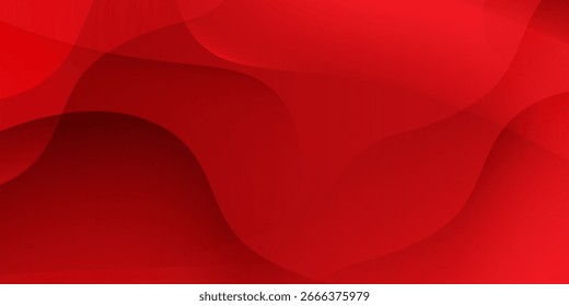 Fondo abstracto fluido rojo moderno con ondas de gradiente suave, perfecto para Anuncios, Diseño web y proyectos digitales creativos.