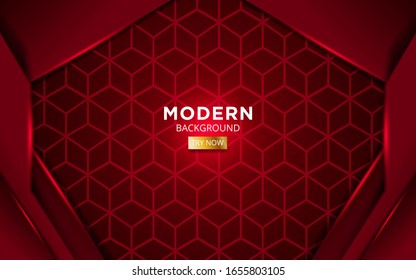modern red future vector background with line.