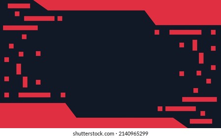vector de fondo de juego rojo moderno