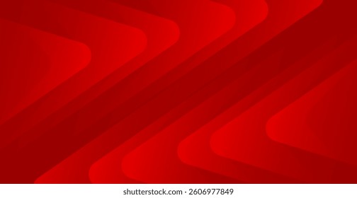 Modern Red Geometric Background. Banner. Vector Illustration. Abstract Business Wallpaper