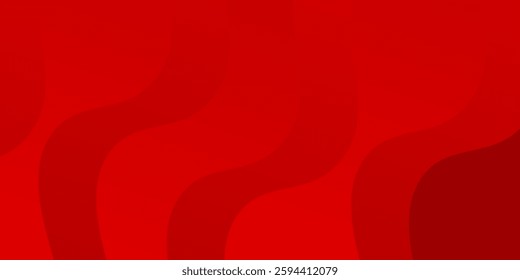 Modern red and gold ribbons background. Used to decorate advertisements publications modern abstract