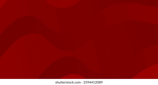 Modern red and gold ribbons background. Used to decorate advertisements publications modern abstract simple
