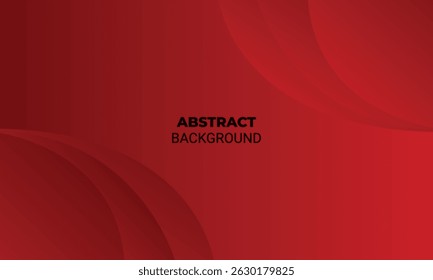 Modern Red Gradient Abstract Background for Banner or Presentation