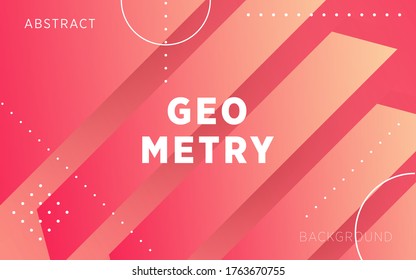 fondo de forma abstracto moderno de gradiente rojo con línea.se puede usar en diseño de portada, afiche, volante, diseño de libros, fondos de sitios web o publicidad. ilustración vectorial.