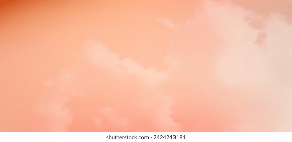 Modern red gradient backgrounds with clouds. Header banner. Bright abstract presentation backdrop. Vector illustration