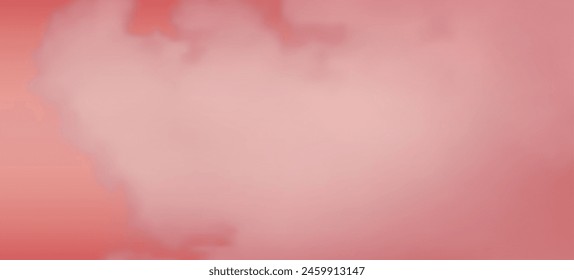 Modern red gradient backgrounds with clouds. Header banner. Bright abstract presentation backdrop. Vector illustration