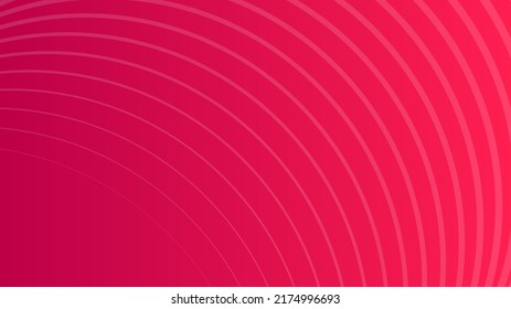 Modern red gradient backgrounds with rounded lines. Header banner. Bright geometric abstract presentation backdrops. Vector illustration