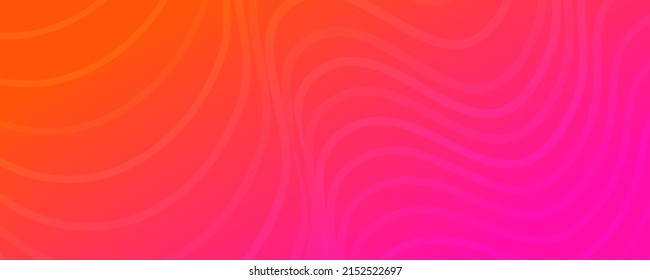 Modern red gradient backgrounds with wave lines. Header banner. Bright geometric abstract presentation backdrops. Vector illustration