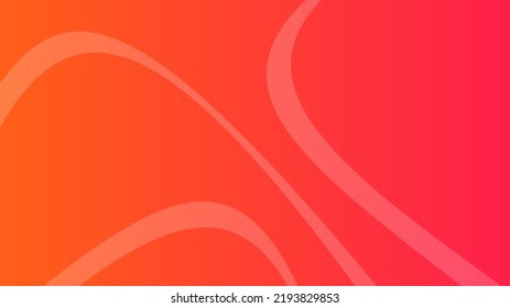 Modern red gradient backgrounds with wave lines. Header banner. Bright geometric abstract presentation backdrops. Vector illustration