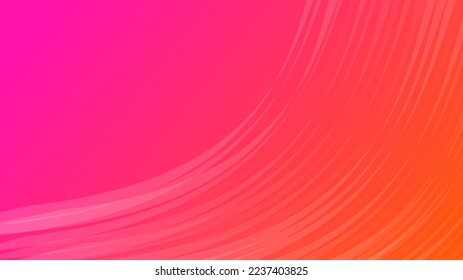 Modern red gradient backgrounds with wave lines. Header banner. Bright geometric abstract presentation backdrops. Vector illustration