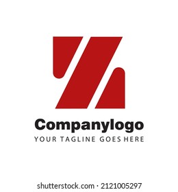 Modern Red Letter Z Company Logo Stock Vector (Royalty Free) 2121005297 ...