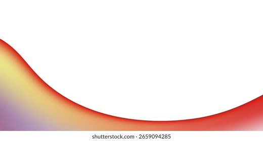 Modern red line background curve element with white space for text and message abstract art modern