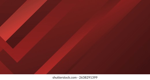 Modern red line with white architecture futuristic background minimal concept vector illustration subtle design.