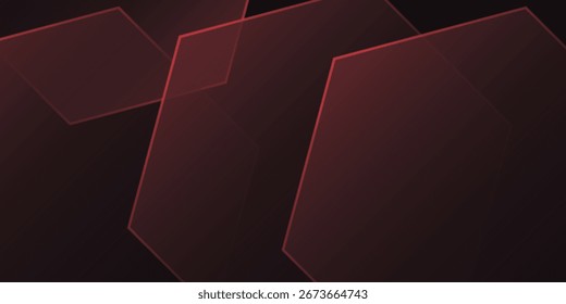 Modern red polygon elegant background vector illustration, banner abstract