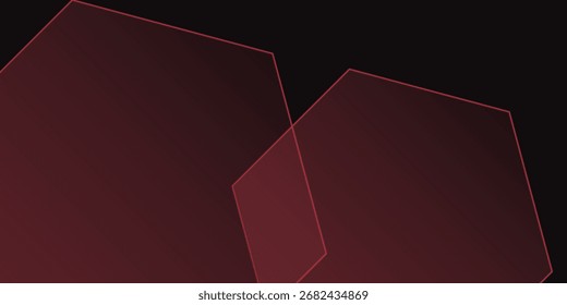 Modern red polygon elegant background vector illustration pattern