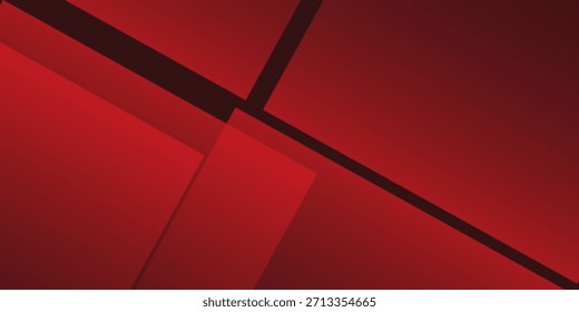 Fondo de mosaico poligonal rojo moderno, Ilustración vectorial, Vector de diseño de negocios creativos