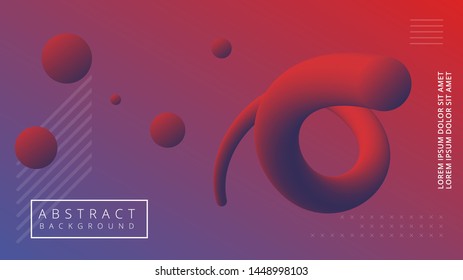 Modern red and purple fluid background abstract