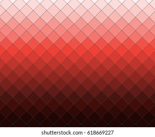 Modern red square mosaic tile pattern background