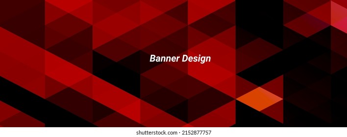 Modern red stylish abstract mosaic pattern template design 
