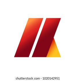 Modern Red Technology Abstract Corporate Symbol Vector Illustration Graphic Design