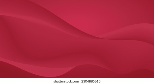 Modern red wave background. Elegant Liquid wave of red color. Creative design for your design projects. Vector illustration