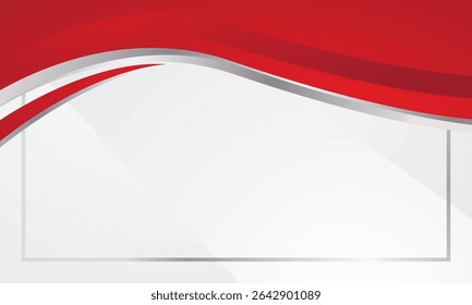 Plano de fundo do Certificado de onda vermelha moderno