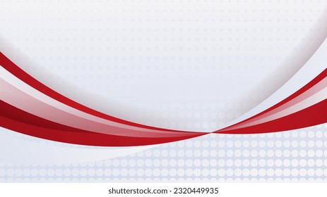 Fondo abstracto moderno rojo y blanco