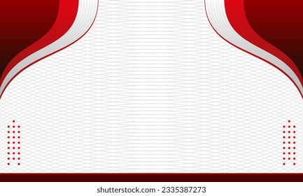 Modern red and white background