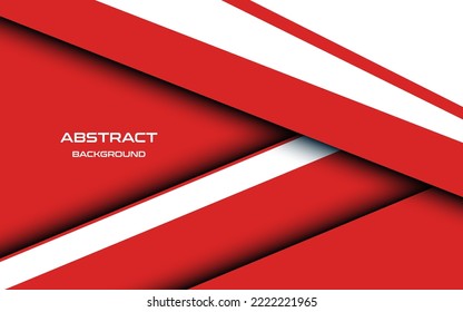 modern red white shadow combination diagonal abstract background  eps10 vector