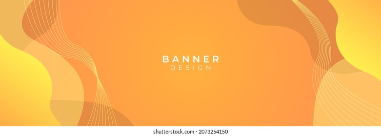 Modern red yellow orange background design. Abstract orange banner vector illustration