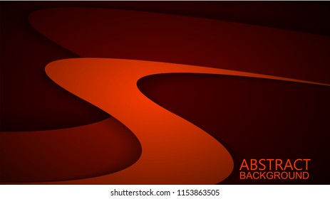  Modern RedCurve Vector Background 