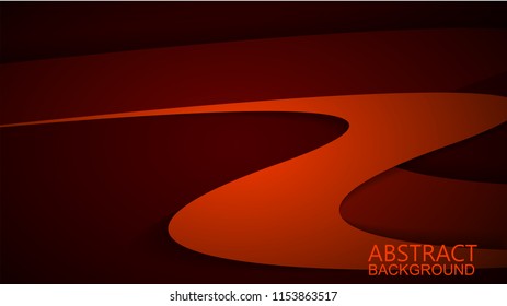  Modern RedCurve Vector Background 