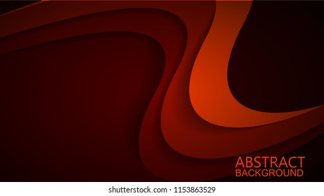  Modern RedCurve Vector Background 