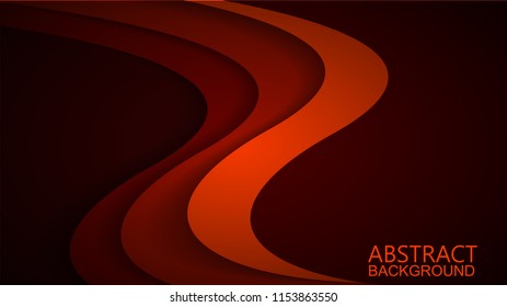  Modern RedCurve Vector Background 