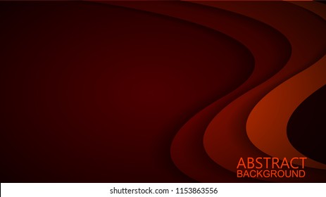  Modern RedCurve Vector Background 