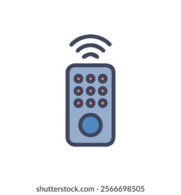 Modern Remote Control Icon Design
