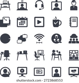 Modernes Remote-Arbeiten von zu Hause und von virtuellen Büros aus