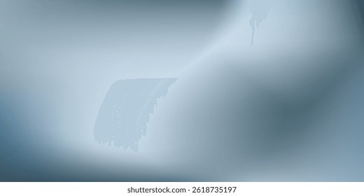 Modern render with fluid shapes and blue metallic reflections suitable for backgrounds abstract modern art design