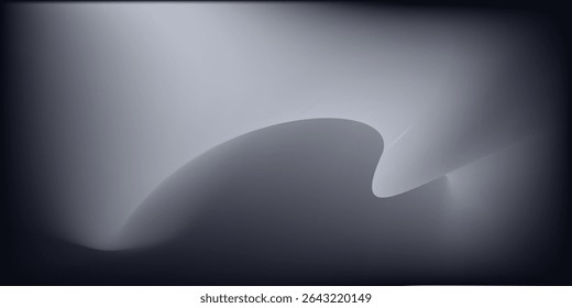 Renderização moderna de iluminado cinza colorido corredor arte moderna