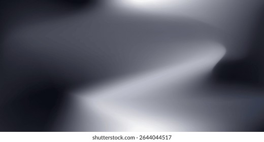 Renderização moderna de iluminado cinza colorido corredor arte moderna